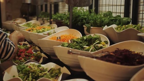 Self Service Catering Buffet in Hotel