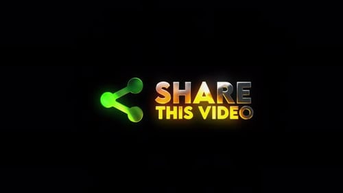 Animated Share This Video Icon Call to Action