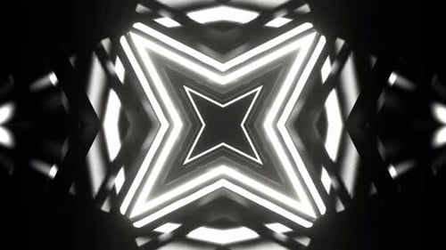 White Strobe Geometric Background Vj Loop I 4K