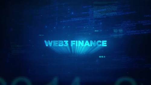 Futuristic Digital Text Reveal for Technology and Finance