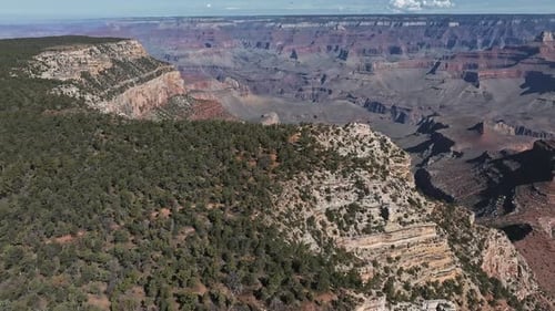 Cinematic Aerial Helicopter Footage of Grand Canyon National Park in Arizona