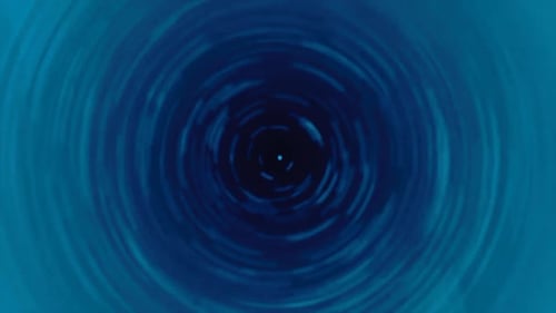 Blue Circle Shape Lights Animation Loop