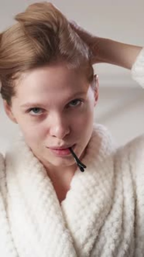 Vertical Facial Care Healthy Skin Happy Girl Spa