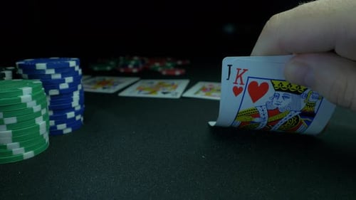 Engaging in a HighStakes Poker Game Filled with an Exciting Array of Chips and Cards