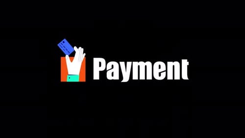 Payment System With Credit Card Alpha Channel 4K