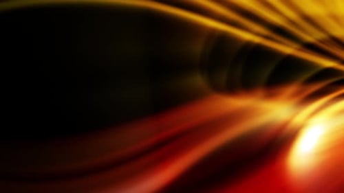 Dark background, edge abstract multicolor blade swerving effect