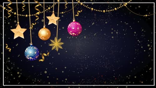 Fröhliche Weihnachts-Rahmenanimation