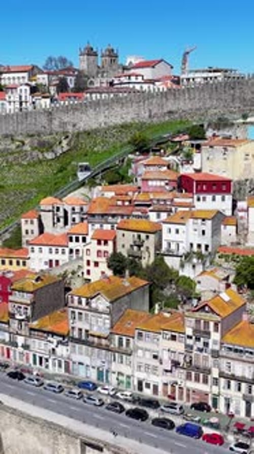 Porto Skyline At Porto In Porto District Portugal.