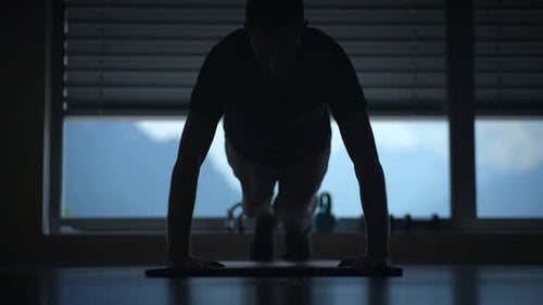 Embrace Your Morning Workout Routine with a Stunning Mountain View for True Fitness Inspiration