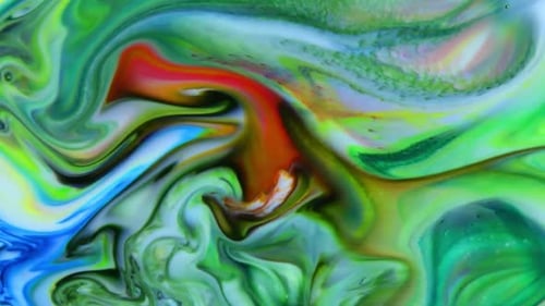 Colorful Abstract Fluid Motion Background