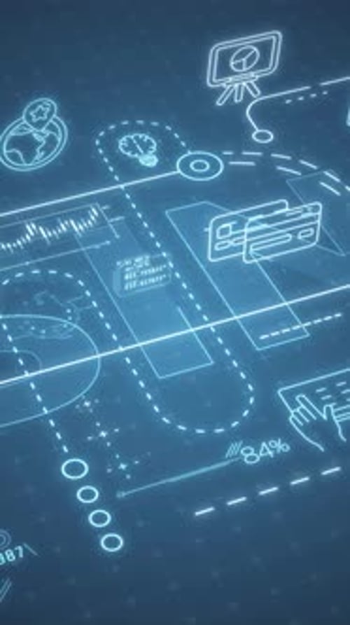 Animated 3D Representation of a Business Idea