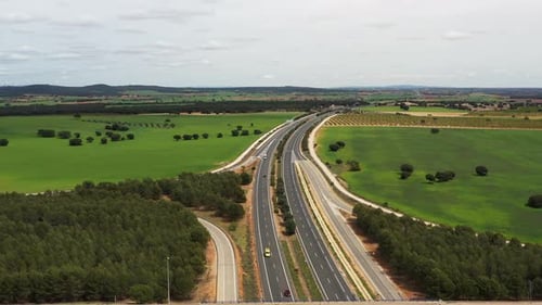 Captivating Journey Through Open Roads and Lush Green Landscapes