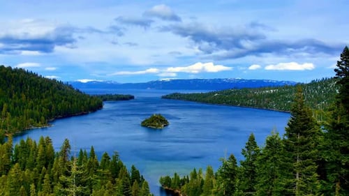 Lake Tahoe In The United States Of America