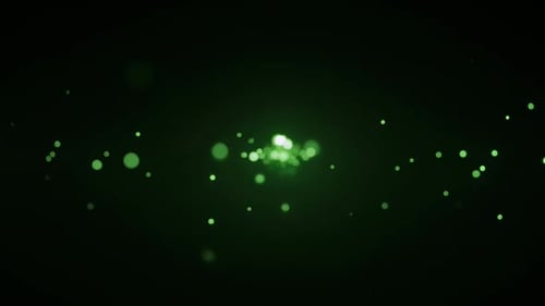 Soft Green Bokeh Lights