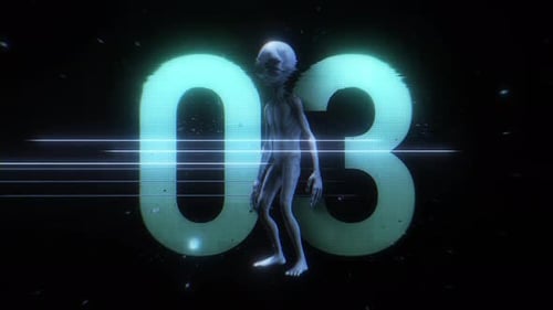 Alien Glitch Countdown Nummer 03
