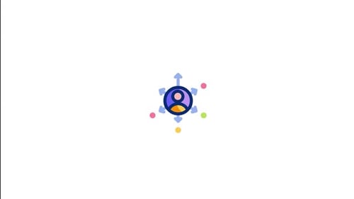 Animiertes Multitasking-Symbol