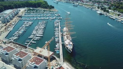 TRAVEMUNDE Harbour, Lübeck-Travemünde Aerial View Lubeck
