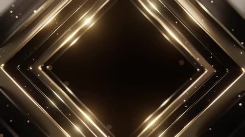 fond doré géométrique rectangulaire