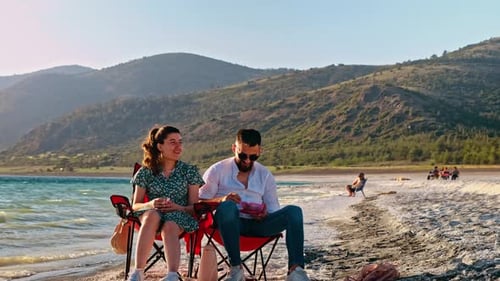 Camping Chairs by the Beach