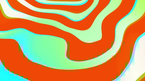 fond de mouvement Smooth Waves dégradé bleu rouge. fond rectangulaire