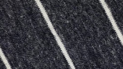 Close Up of Striped Navy Fabric Texture