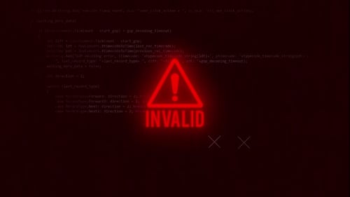 Benachrichtigung über einen Systemausfall mit ungültiger Nachrichtenanimation