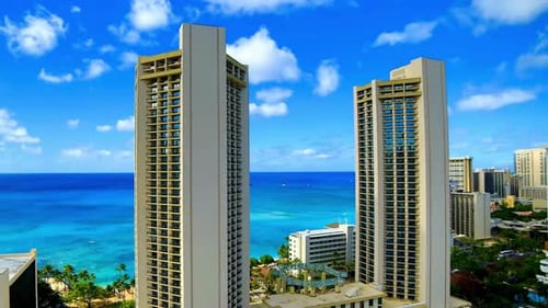 Bairro de Waikiki em Honolulu, Havaí