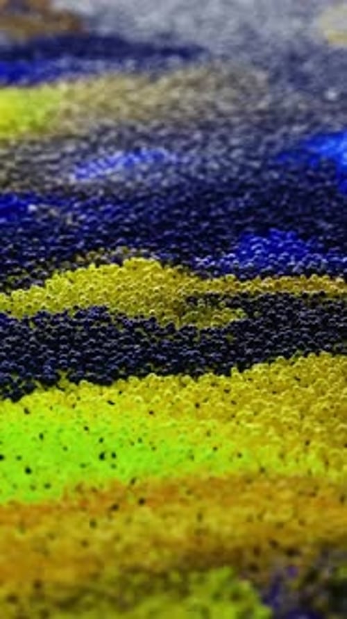 Colorful Fluid Particle Motion Background