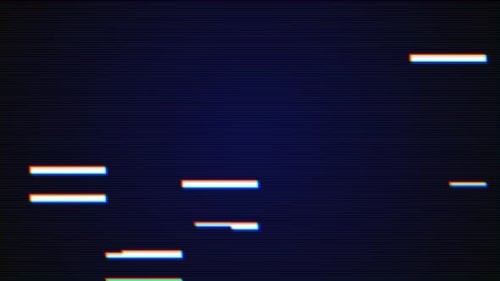 Abstract Old TV Glitch Error Video Damage Digital. Signal Noise.