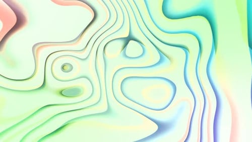 Soft Pastel Fluid Abstract Motion Background