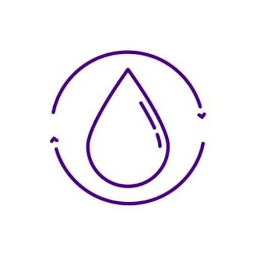 Minimalist Water Cycle Icon Line Animation