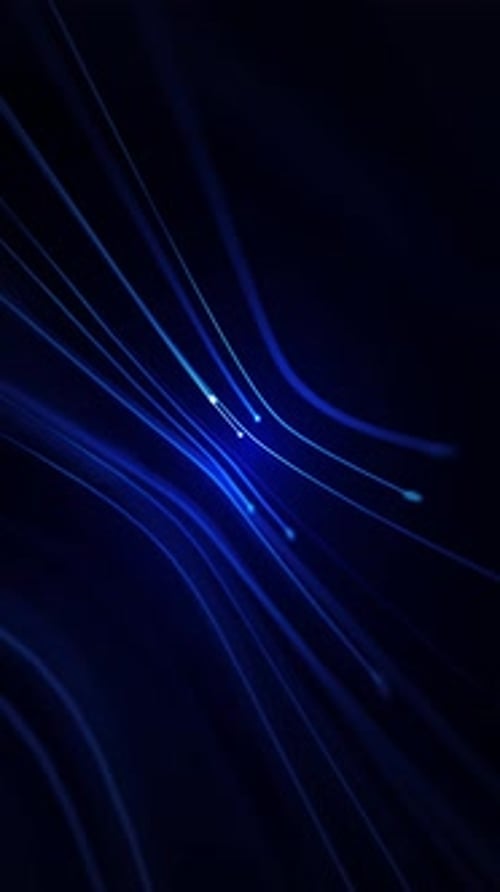 Abstract Futuristic Blue Light Lines Flowing Motion Background