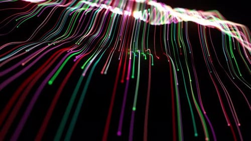 Fiber optic Global Connection network Ai line circuit technology Data Transfer abstract 5g back