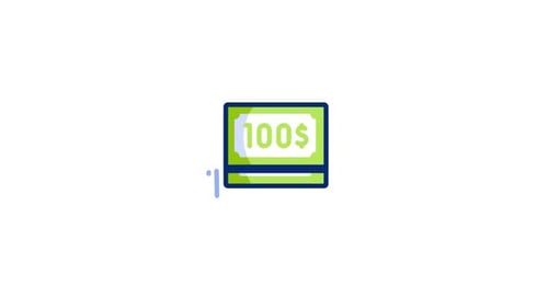 Dollar Bill Animated Icon