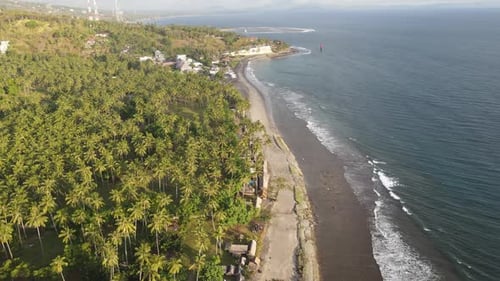 Aerial Beach Waves
