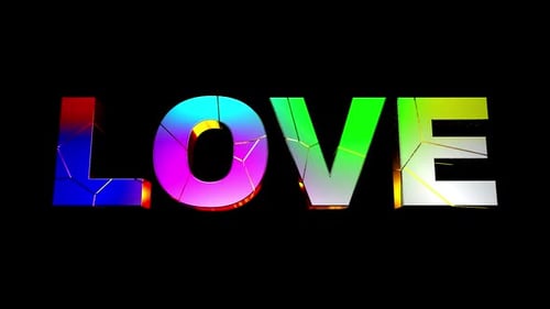 Love Text Animation Loop