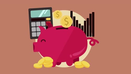 Geld sparen mit Piggy Bank 4K