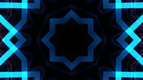 Dynamic Neon Wave Background
