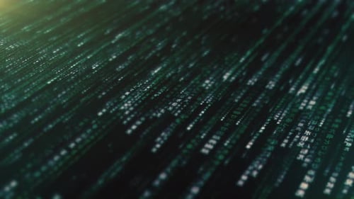 Datenmatrixanzeige, dynamische Informationsnetzsimulation 04