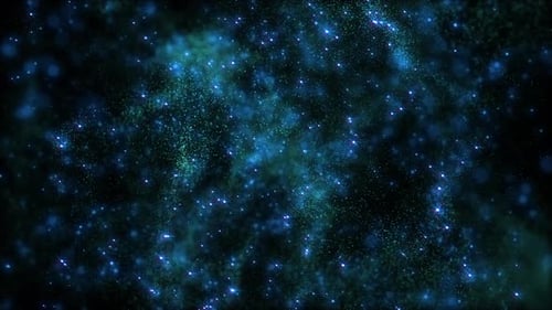 Fundo de partículas azuis