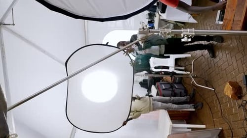 The Backstage Operations of an Independent Motion Picture - Vertical Shot