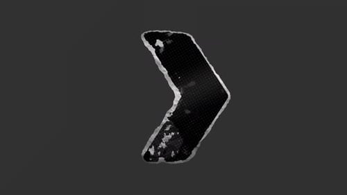 Peel On Printed Grunge Arrow Sticker