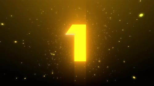 Animación cuenta atrás amarilla