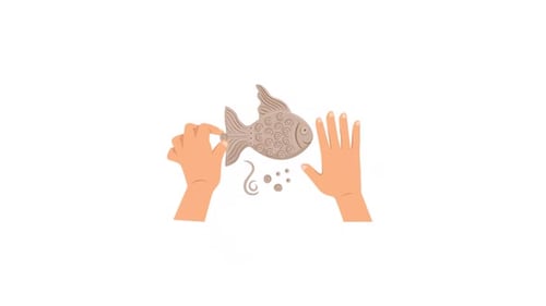 Vector de diseño de peces
