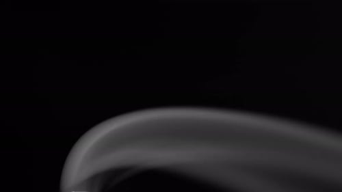 Realistic Smoke Effects on Black Background