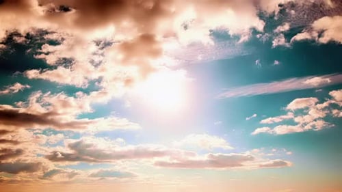 sea and sky. timelapse, 4K. FULL HD