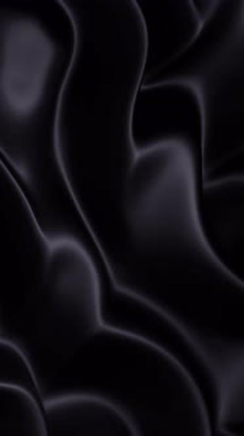 Seamless Loop Animation of Abstract Moving Black Wavy Background
