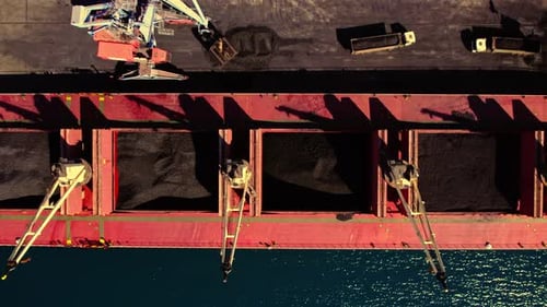 Coal-Filled Port Ships