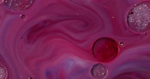 Figura Ink Flow Paint Stream, rosa con desplazamiento