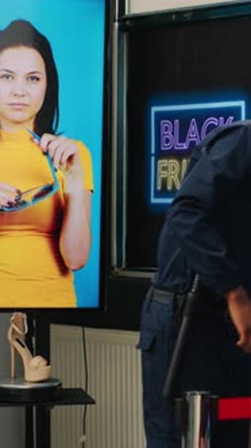 Vertical Video Security Guard Allows Access to Clients